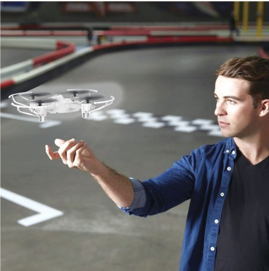 Drona White cu telecomanda si lumini [3]