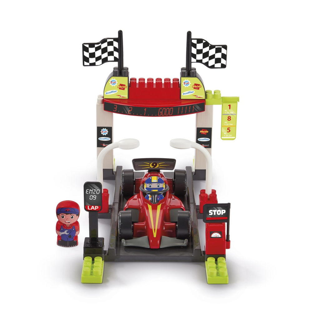 ECOIFFIER ABRICK SET CONSTRUCTIE OPRIRE LA BOXE FORMULA 1 [3]