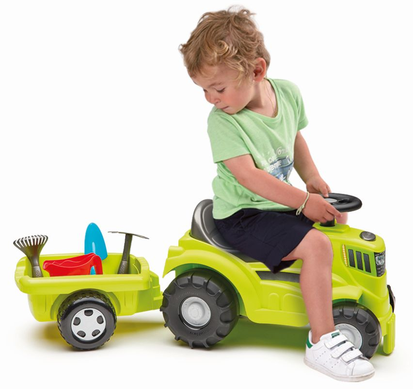 ECOIFFIER TRACTOR RIDE ON CU REMORCA 85CM [3]