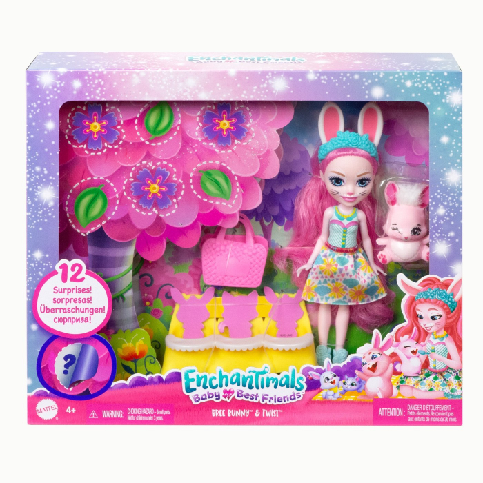 Enchantimals Baby Best Friends Set Surpriza Bree Bunny