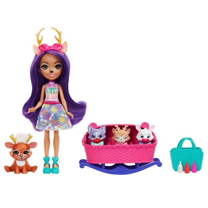 Enchantimals Baby Best Friends Set Surpriză Danessa Deer [2]