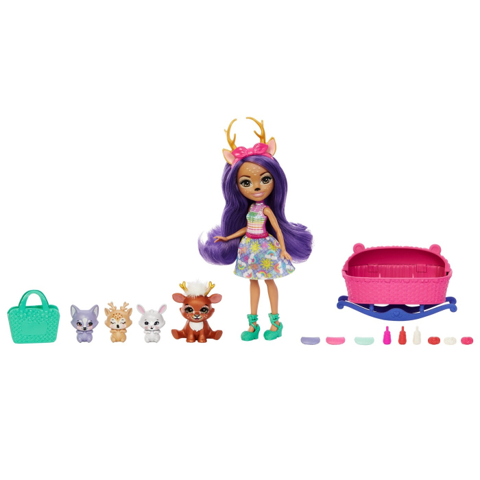 Enchantimals Baby Best Friends Set Surpriză Danessa Deer [4]