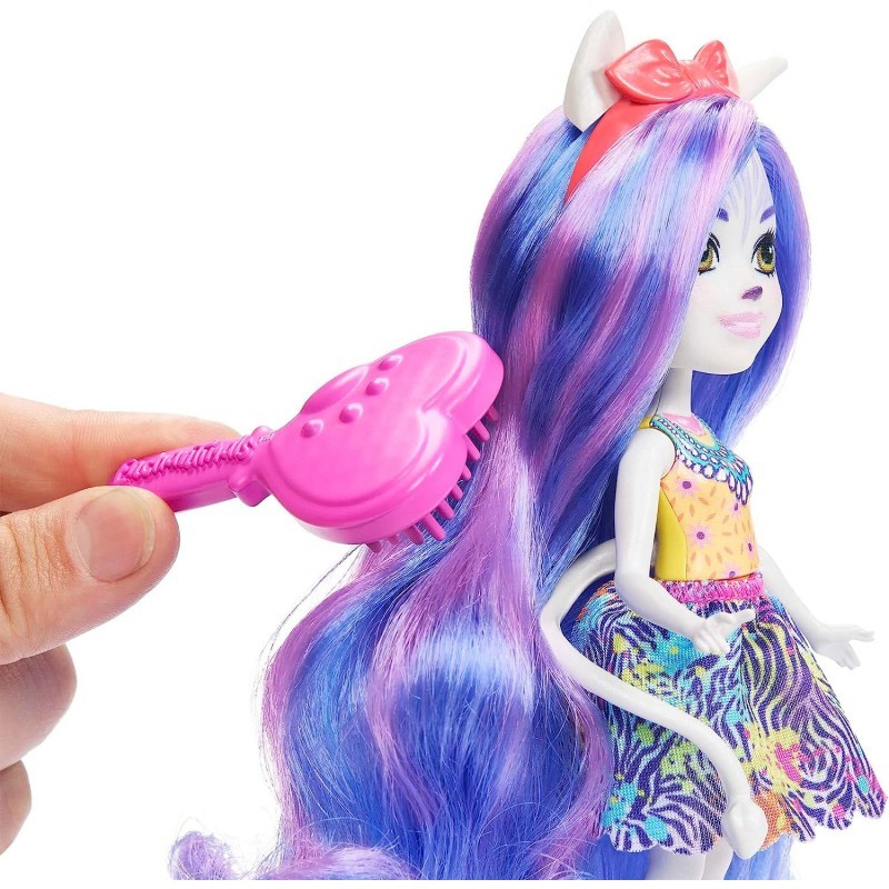 Enchantimals Glam Party Papusa Zemirah Zebra [3]