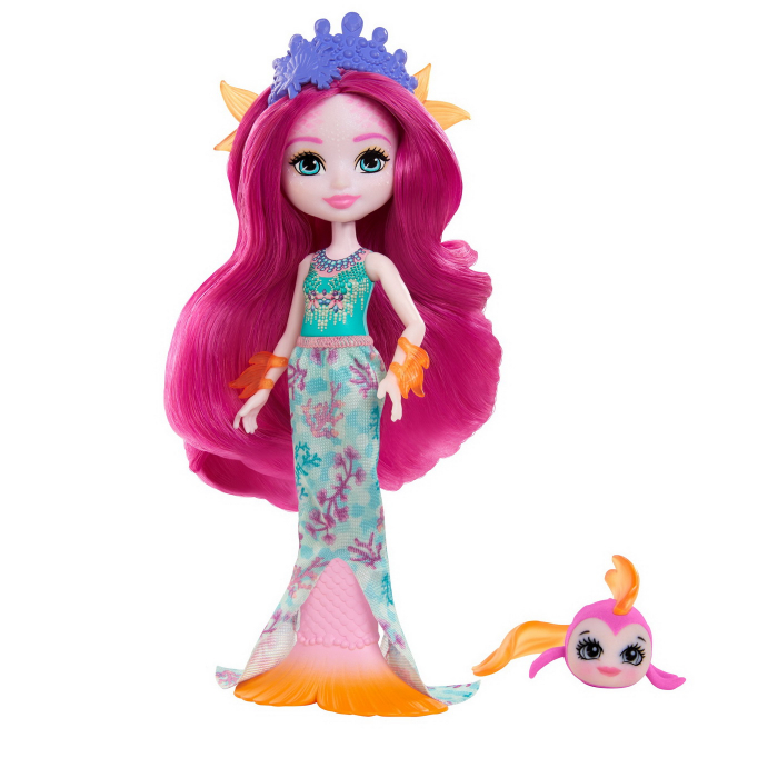 Enchantimals papusi si animalute maura mermaid si glide [2]