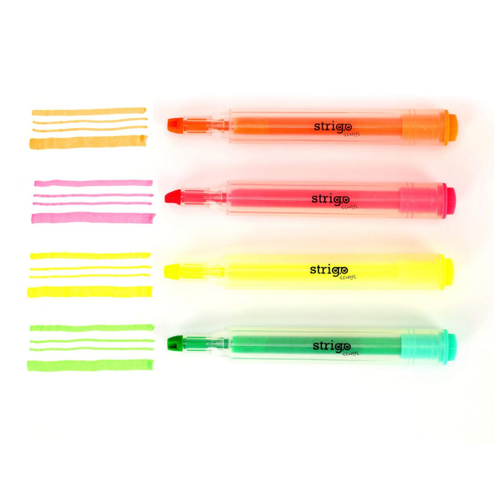 Evidentiator Strigo cu varf special, 3 in 1, 4 culori [5]