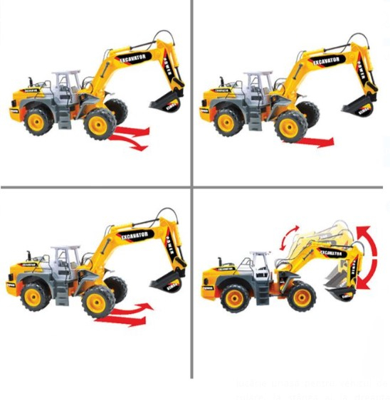 Excavator gigant pe roti cu sunet si lumini [5]