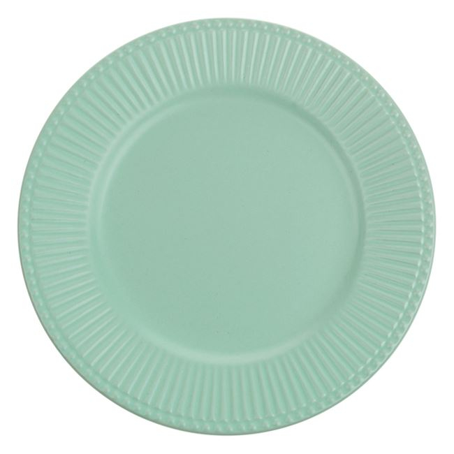 Oem Farfurie intinsa pentru servire,ceramica,verde,26.5 cm