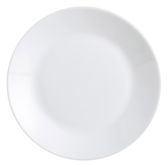Oem Farfurie intinsa tip platou pentru servire,opal,alb,25 cm