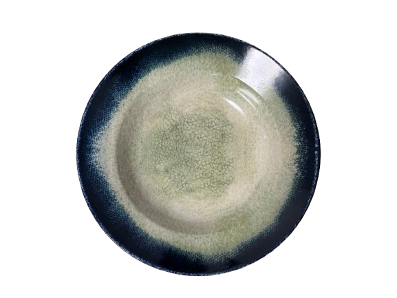Farfurie pentru servire  paste, ceramica,albastru, model Lago, 29 cm [2]