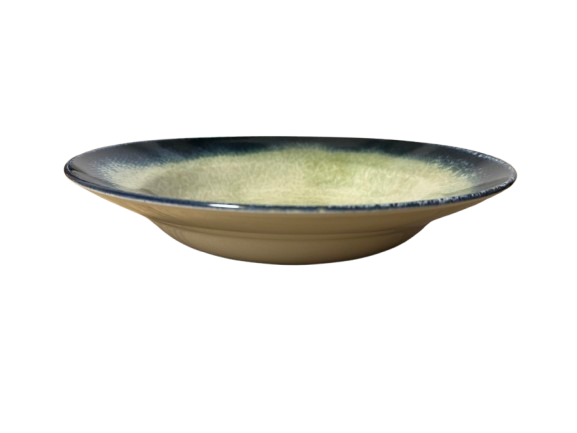 Farfurie pentru servire  paste, ceramica,albastru, model Lago, 29 cm [3]