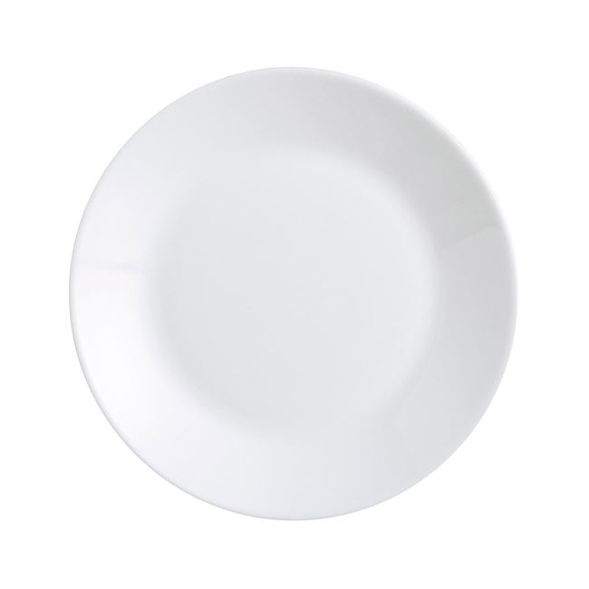 Farfurie pentru servire aperitive,opal,alb,18 cm