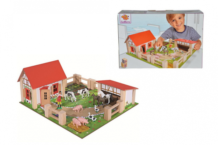 Fermă 38x35 cm cu 21 de Accesorii | Jucărie pentru Jocuri de Rol [3]