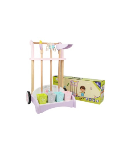 Set carucior de curatenie din lemn [4]