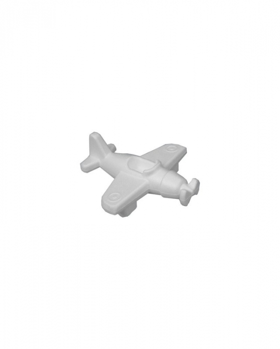 Figurina avion pentru activitati crafts,polistiren,15.5x5x16 cm