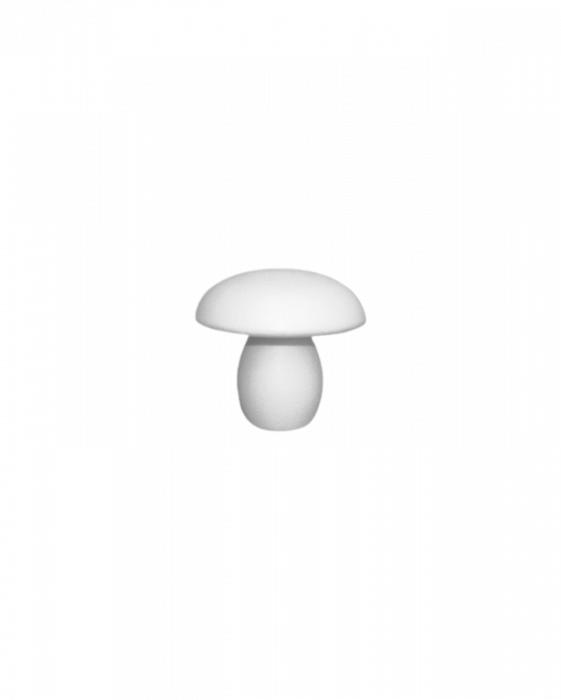 Figurina ciuperca pentru activitati crafts,polistiren,8.5x8x8.5 cm