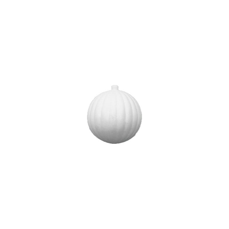 Figurina glob cu dungi verticale pentru activitati crafts,polistiren,8x8.5 cm