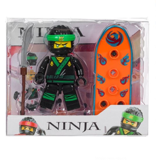 Figurină Ninja cu Skateboard 9 cm [2]