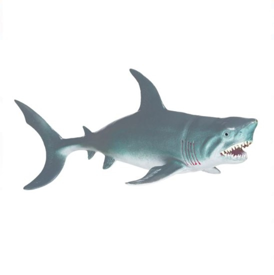 Figurina rechin,gri-32cm