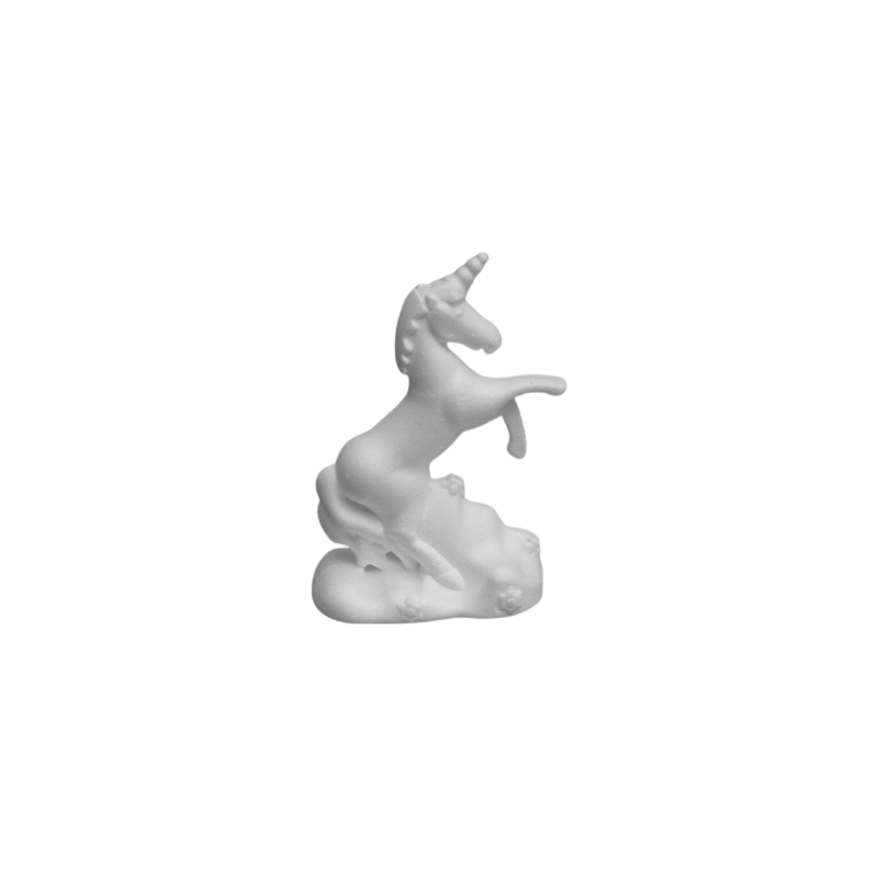 Figurina unicorn pentru activitati crafts,polistiren,12x7x18 cm