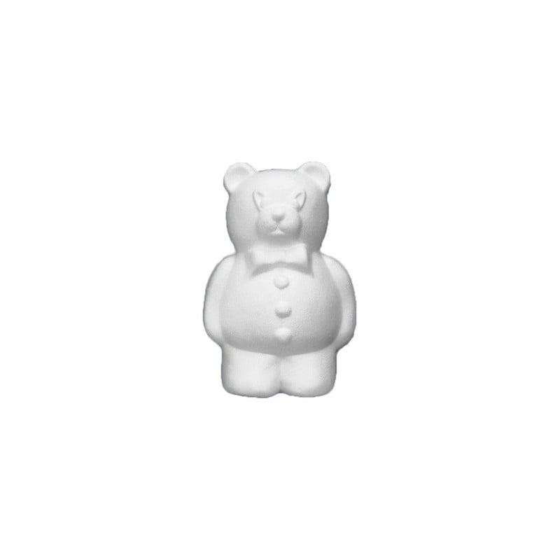 Figurina ursulet pentru activitati crafts,polistiren,16x12.5x26 cm