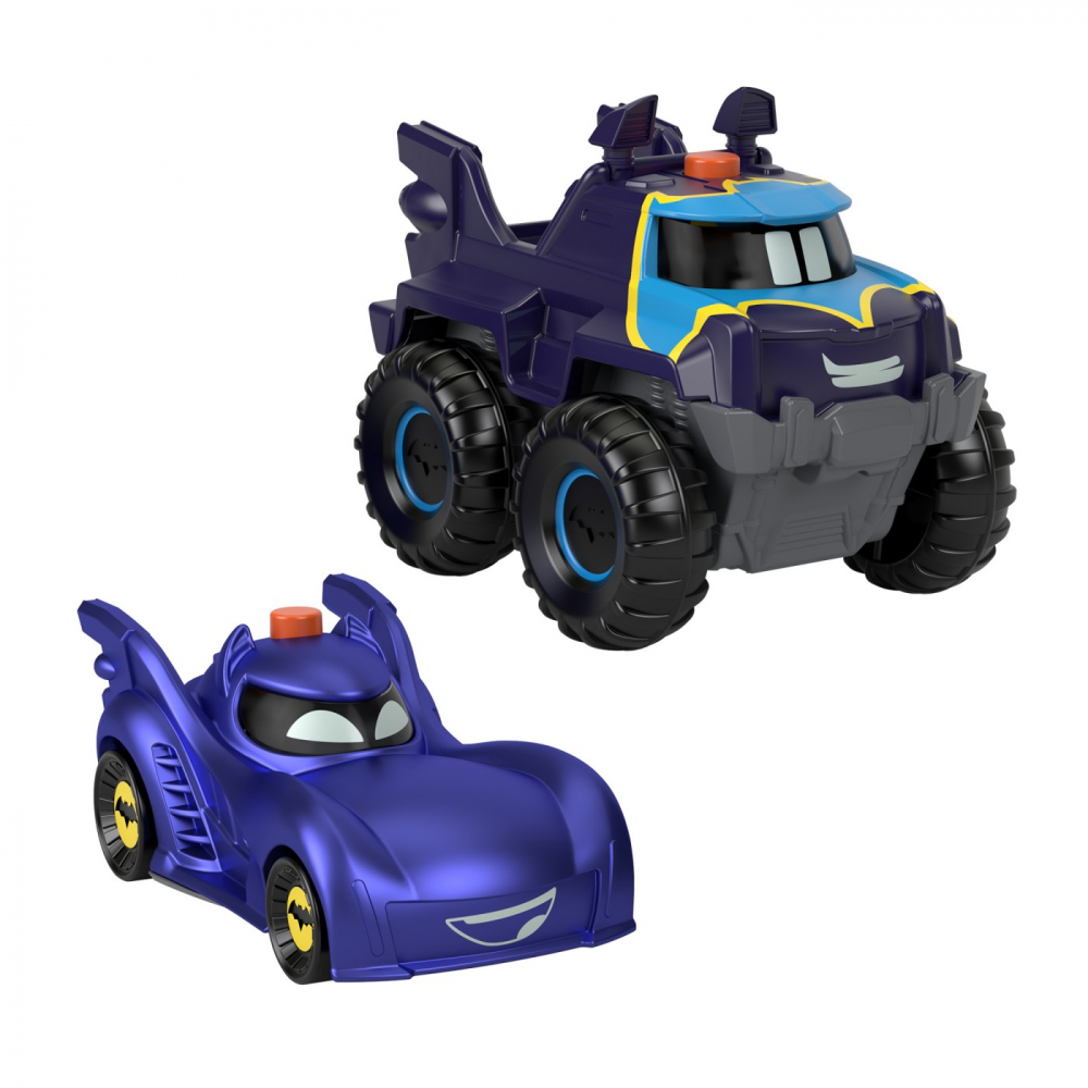 FISHER PRICE BATWHEELS SET 2 MASINUTE CU LUMINI SCARA 1:55 [2]