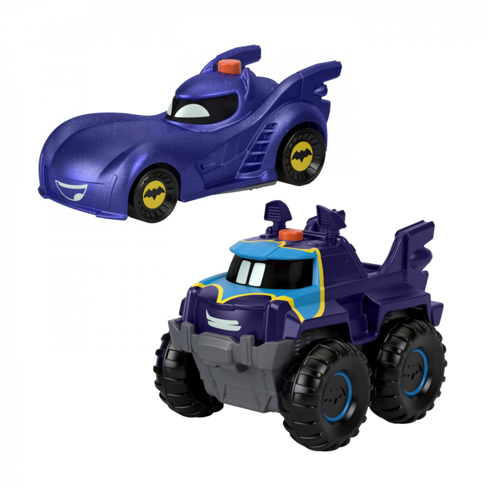 FISHER PRICE BATWHEELS SET 2 MASINUTE CU LUMINI SCARA 1:55 [7]