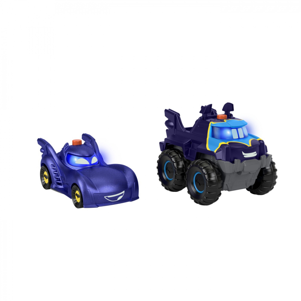 FISHER PRICE BATWHEELS SET 2 MASINUTE CU LUMINI SCARA 1:55 [3]