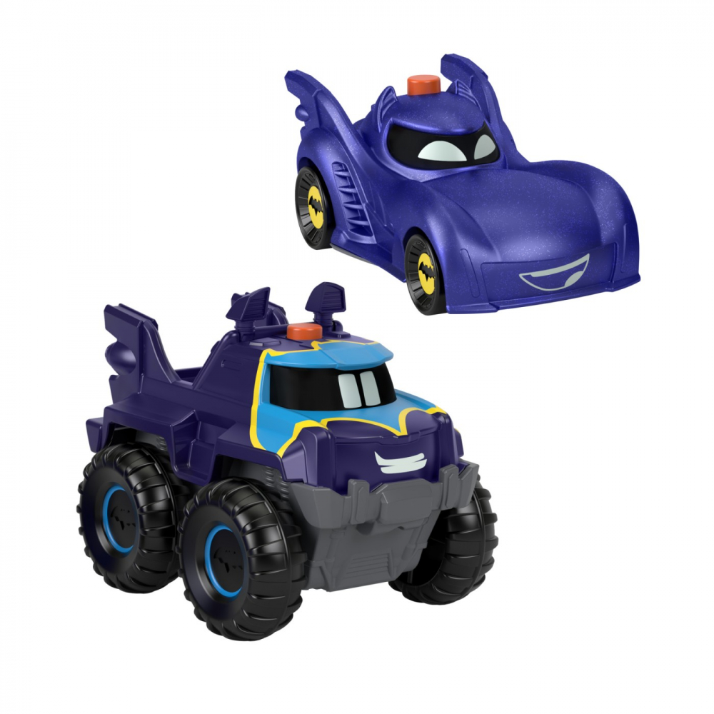 FISHER PRICE BATWHEELS SET 2 MASINUTE CU LUMINI SCARA 1:55 [4]