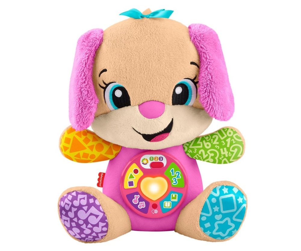 FISHER PRICE CATEL INTERACTIV CU URECHI ROZ RADE SI INVATA [2]
