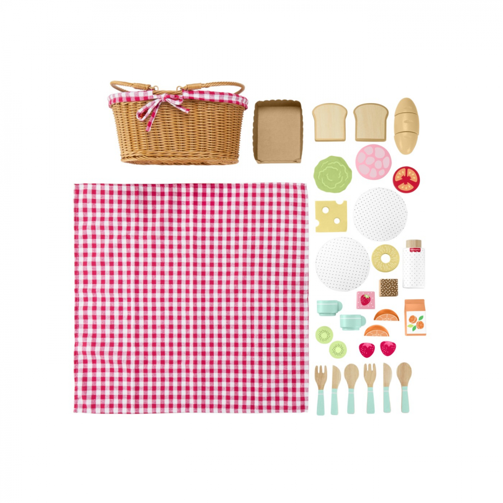 FISHER PRICE COS DE PICNIC DE LEMN [2]