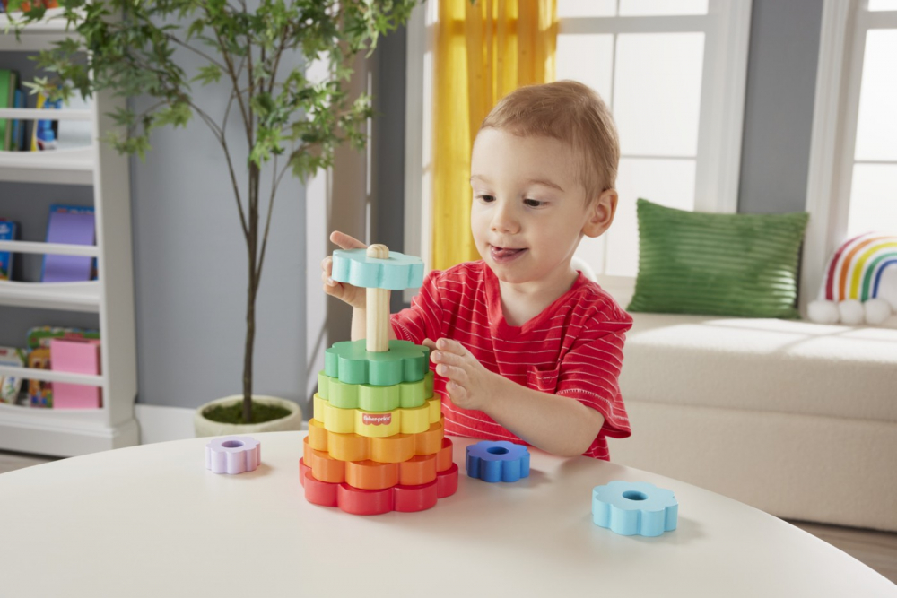 FISHER PRICE JOC DE STOCARE MULTICOLOR DIN LEMN [3]