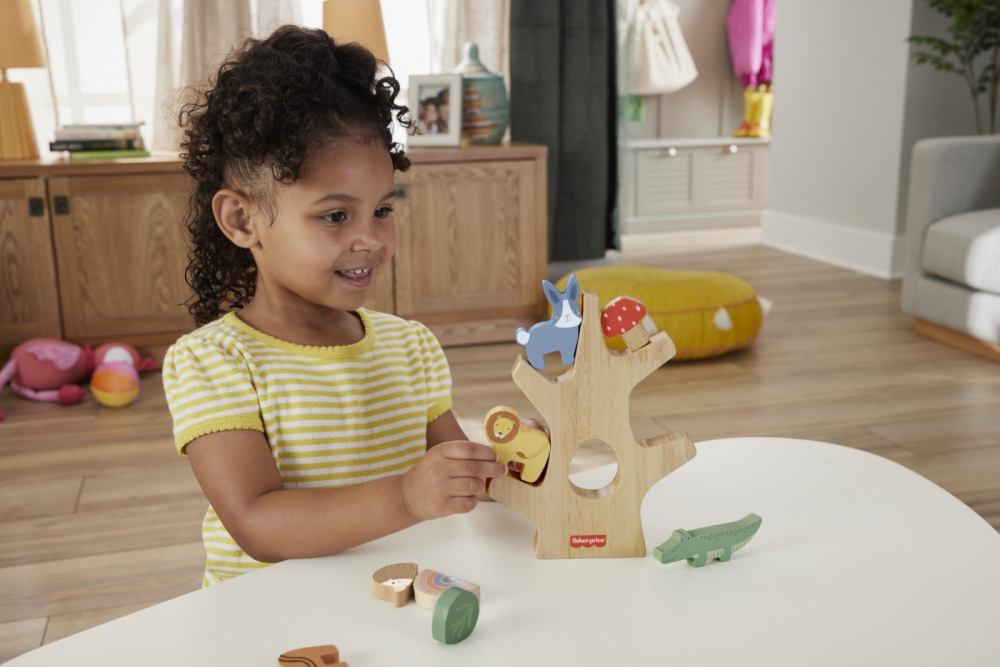 FISHER PRICE JUCARIE DIN LEMN COPACUL DE ECHILIBRU [3]