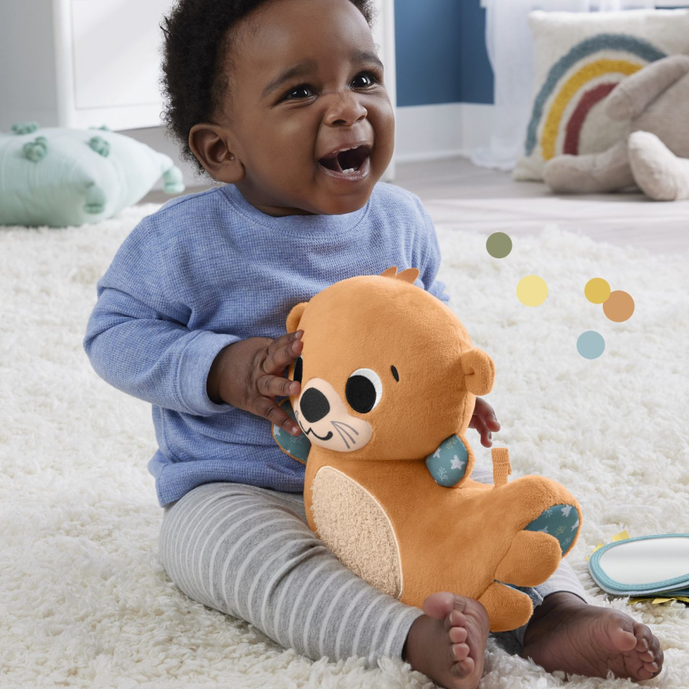 FISHER PRICE JUCARIE SENZORIALA 2 IN 1 TUMMY TIME VIDRA PENTRU BEBELUSI [4]