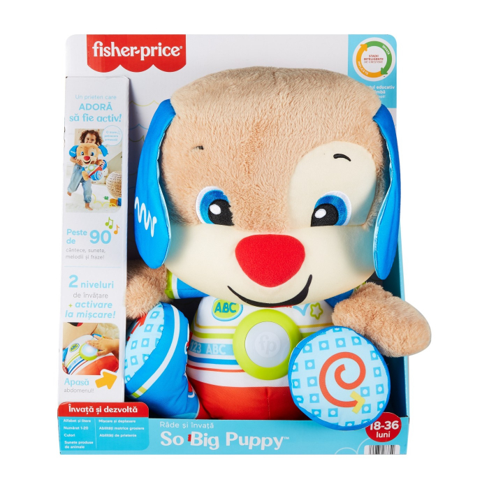Fisher price laughlearn catelus interactiv in limba romana