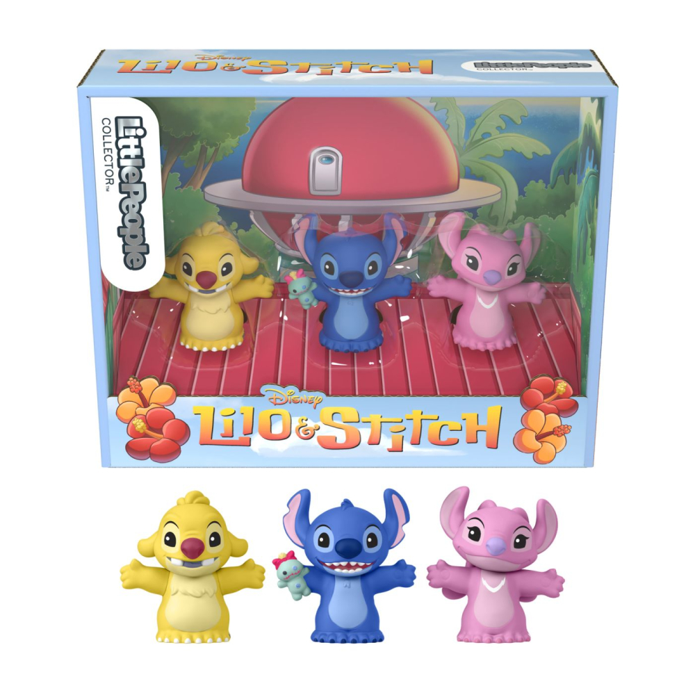 FISHER PRICE LITTLE PEOPLE COLLECTOR DISNEY LILO STICH SET 3 FIGURINE [2]