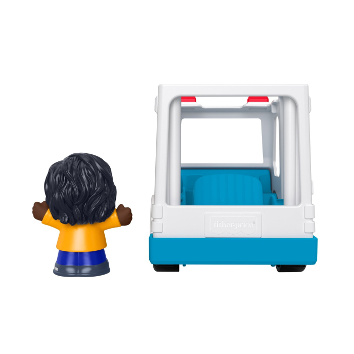 Fisher Price Little People - Vehicul Ambulanță 10cm  [7]