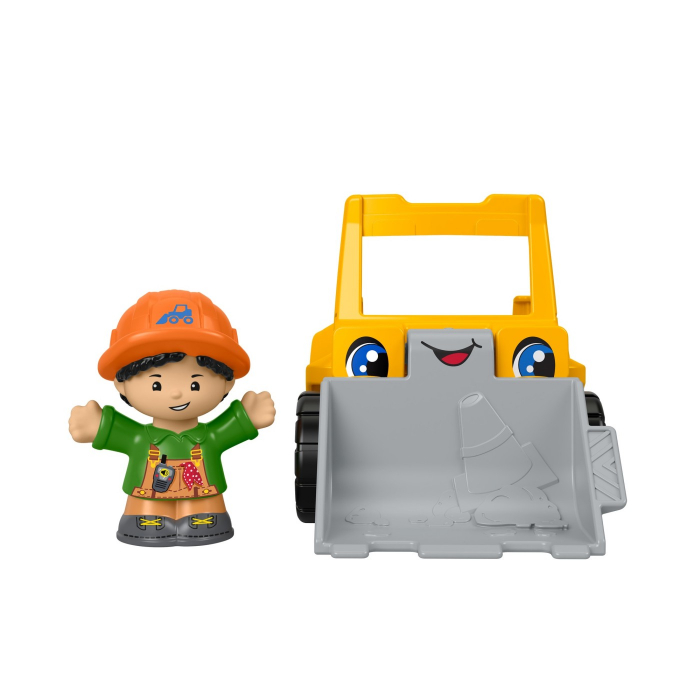 Fisher Price Little People - Vehicul Buldozer 10cm  [3]