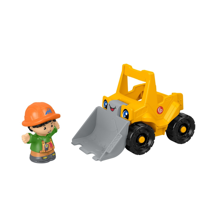 Fisher Price Little People - Vehicul Buldozer 10cm  [4]