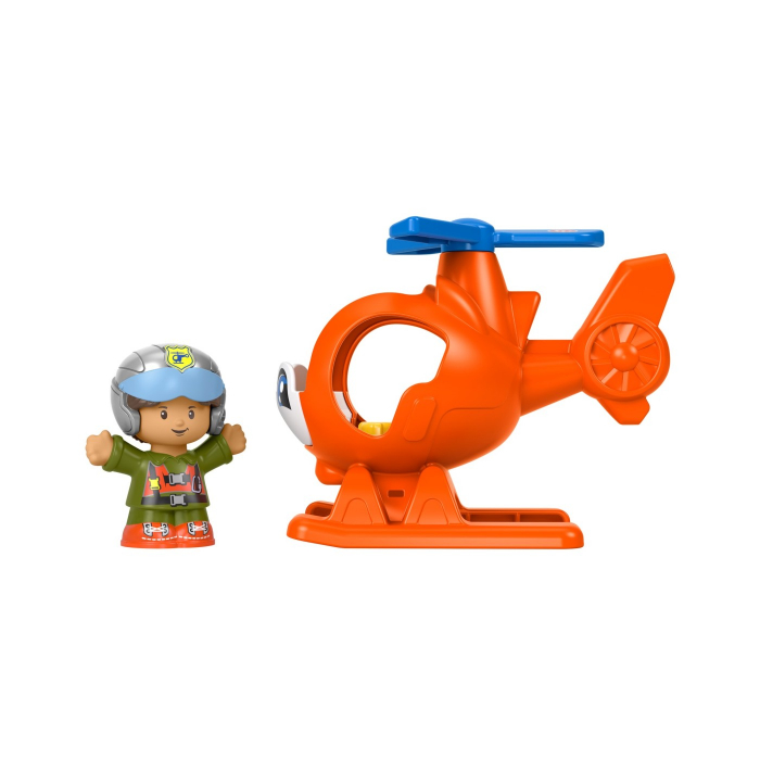 Fisher Price Little People - Vehicul Elicopter 10cm [6]