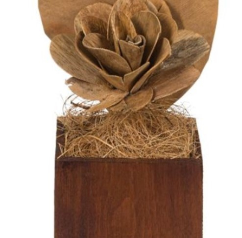 Floare uscata artificiala decorativa in ghiveci pentru interior [3]