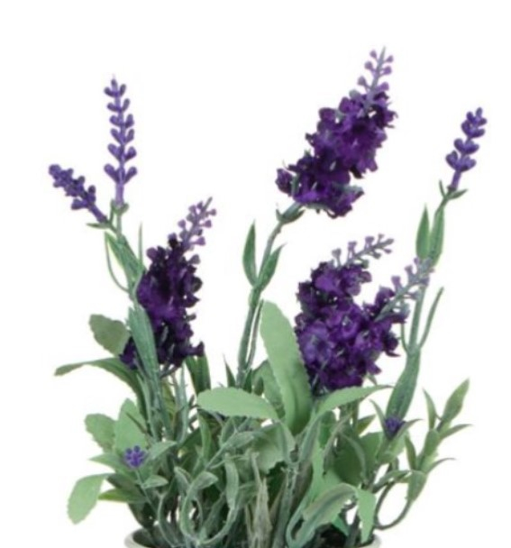 Flori de lavanda artificiale decorative in ghiveci tip galetusa [5]