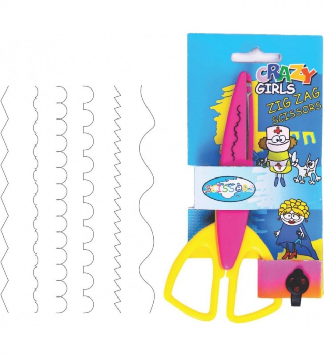 Foarfeca creativa zig zag pentru copii [2]