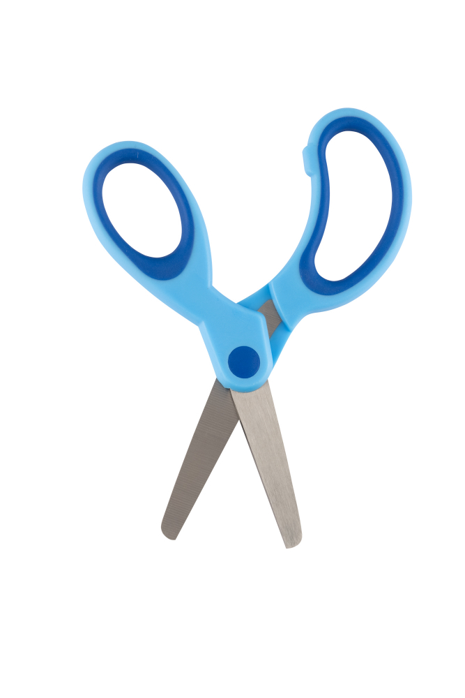 Foarfecă Strigo 13 cm copii, roz/albastru [6]