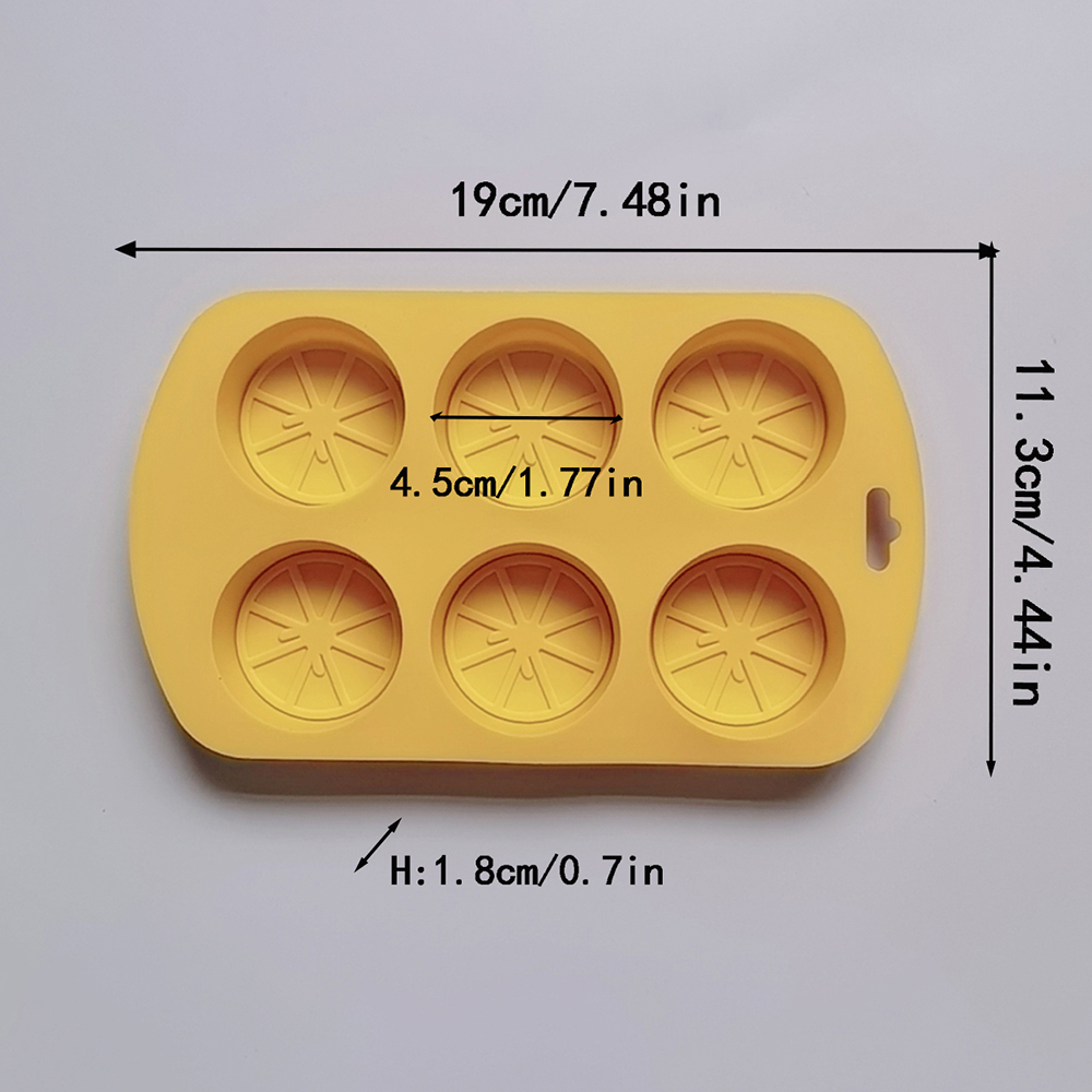 Forma din silicon pentru bomboane, forma rotunda, 6 alveole,diverse culori,19x11x1.8 cm [2]