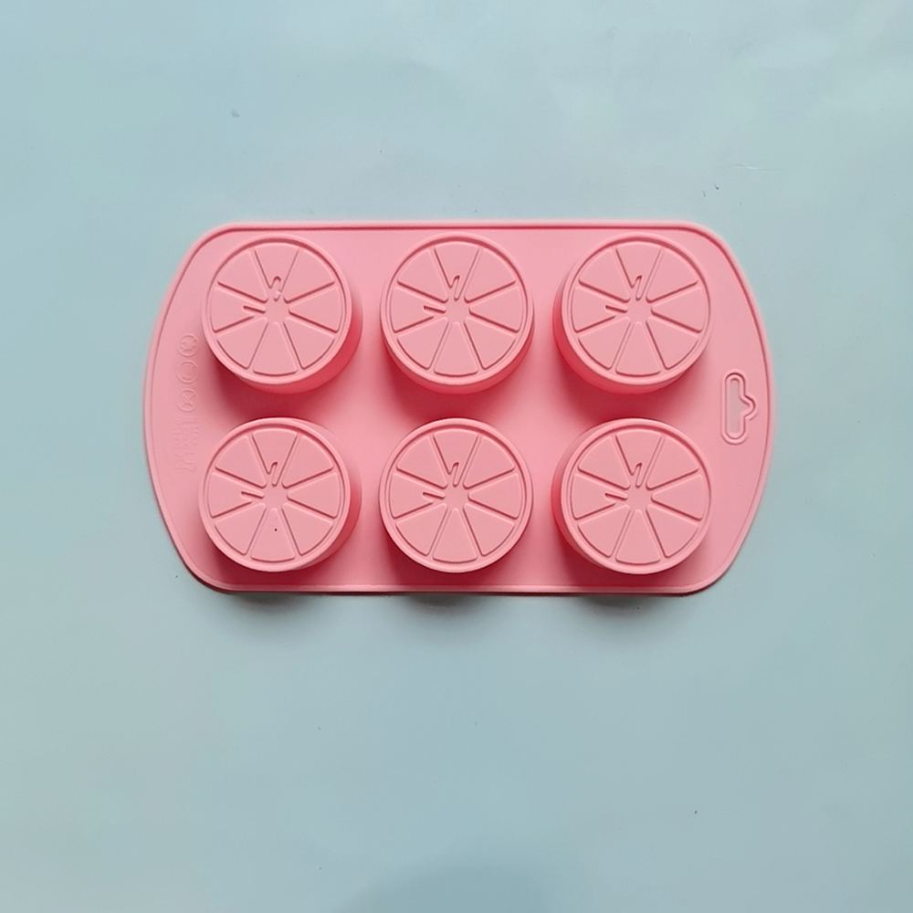 Forma din silicon pentru bomboane, forma rotunda, 6 alveole,diverse culori,19x11x1.8 cm [3]