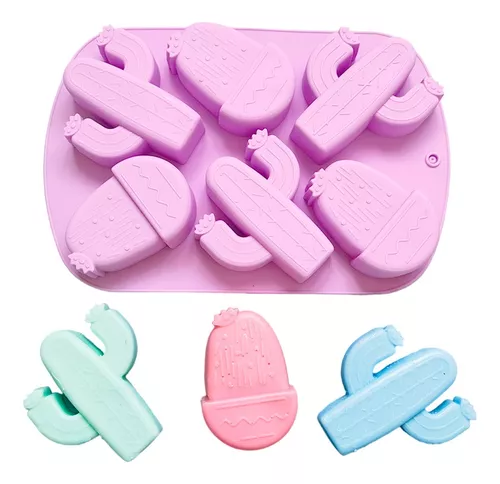 Forma din silicon pentru briose si biscuiti, forma cactus, 6 alveole,26x18x3 cm [2]