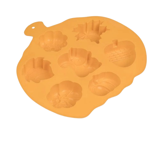 Forma din silicon pentru briose Toamna, 7 compartimente, 26x22.5 cm [2]