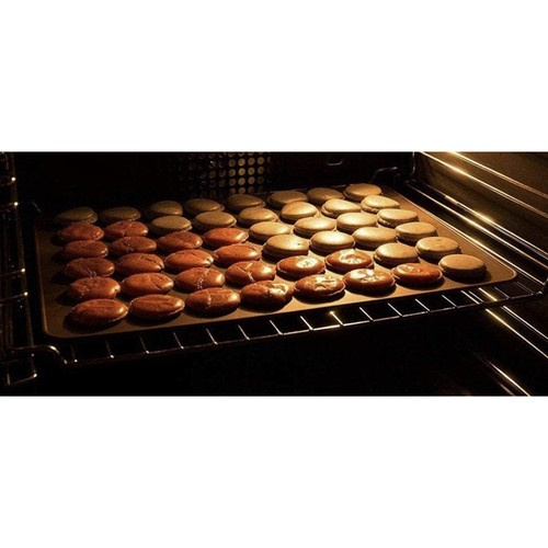Forma din silicon pentru macarons, 2 dimensiuni, 48 orificii, 38,5 x 28,5 x 0,3 cm, maro [5]