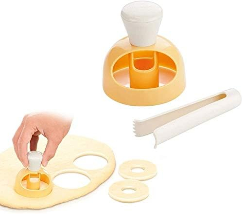 Forma pentru gogosi din plastic cu cleste, galben ,8x9.5 cm [2]