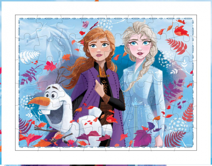 Frozen2 Set 3 Puzzle-uri 3D cu 48 Piese  [6]